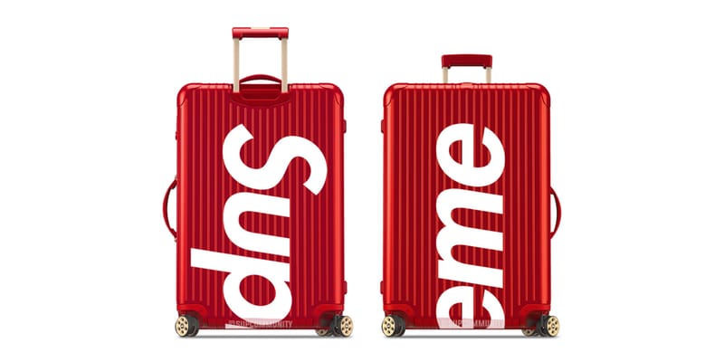 Red deals supreme suitcase