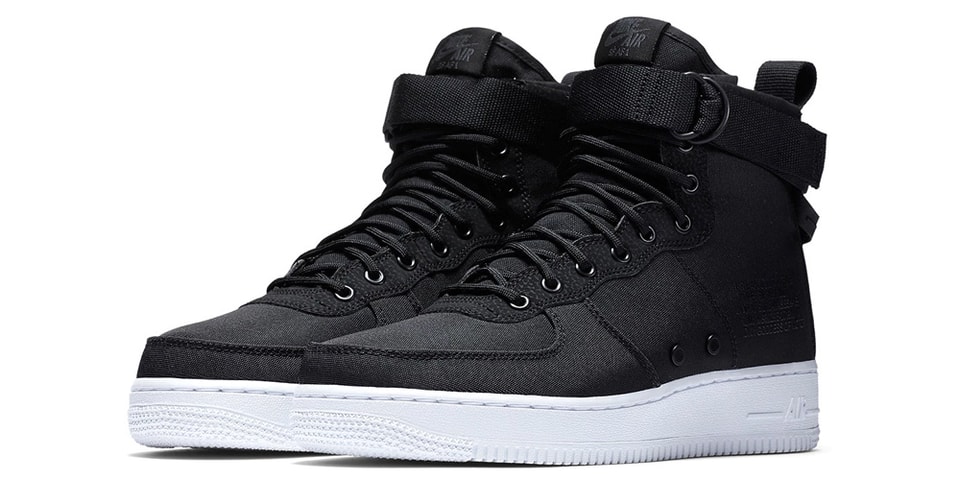 Nike SF-AF1 Mid Black Nylon | Hypebeast