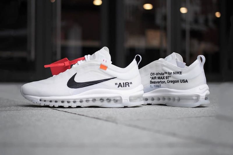 Air max 97 on sale off white release date