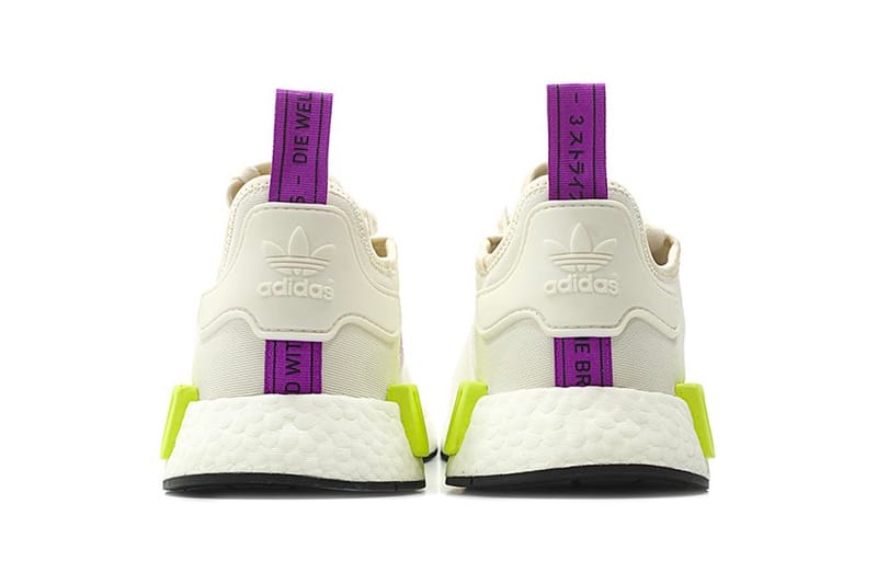 Adidas nmd off white best sale black yellow