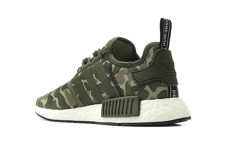 Green store camo nmd