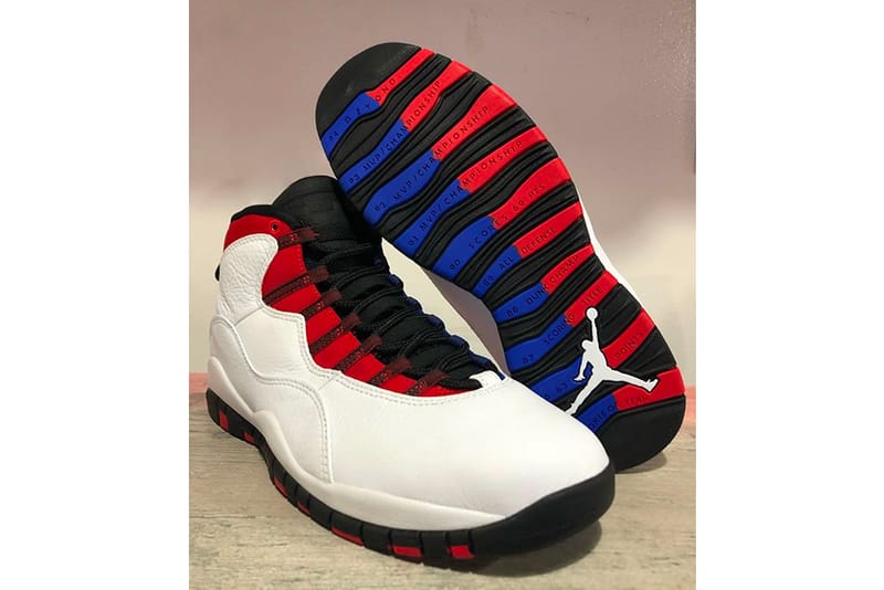 New jordan 10 store red and blue