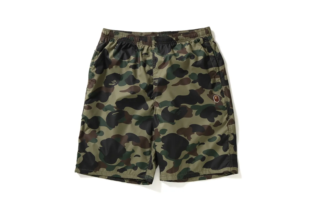 BAPE 1ST CAMO Beach Shorts Release | Hypebeast