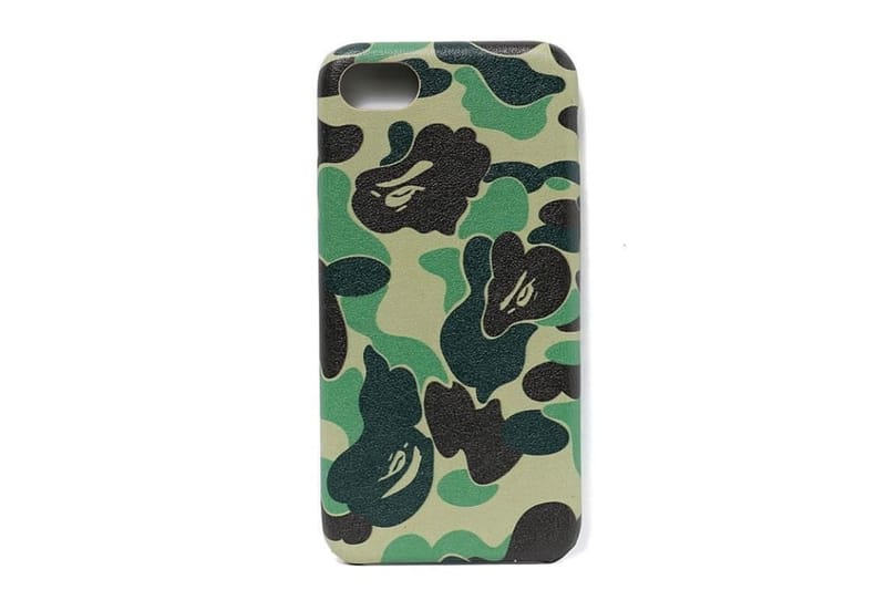 BAPE ABC CAMO iPhone 8 iPhone X Cases Hypebeast