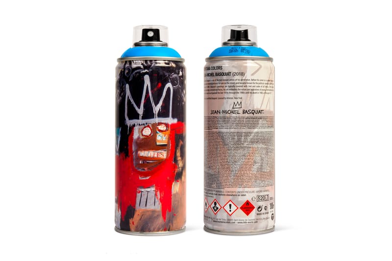 Montana jean Michel 2024 Basquiat limited edition spray paint