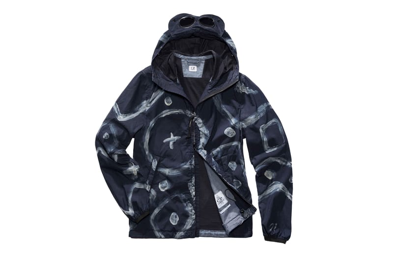 Navy cp company on sale jacket