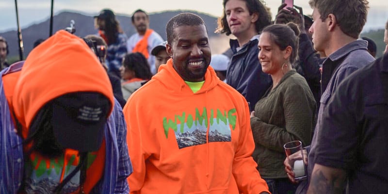 Kanye west orange online hoodie