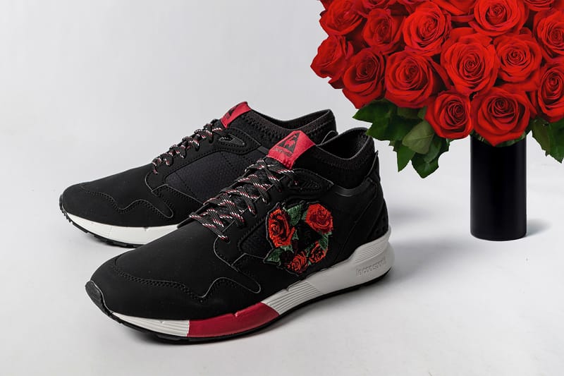 Le Coq Sportif Omicron Embroidery in Black/Red | Hypebeast