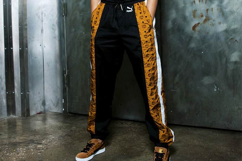 puma x mcm track pants