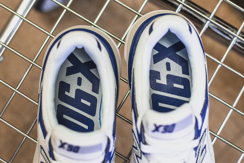 new balance x90 white blue