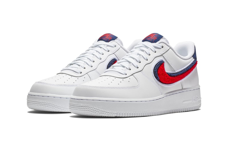 Nike Air Force 1 '07 LV8 Chenille Swoosh Release | Hypebeast