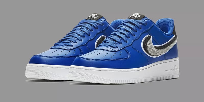 Nike Applies 3D Chenille Swooshes to the Air Force 1 Low