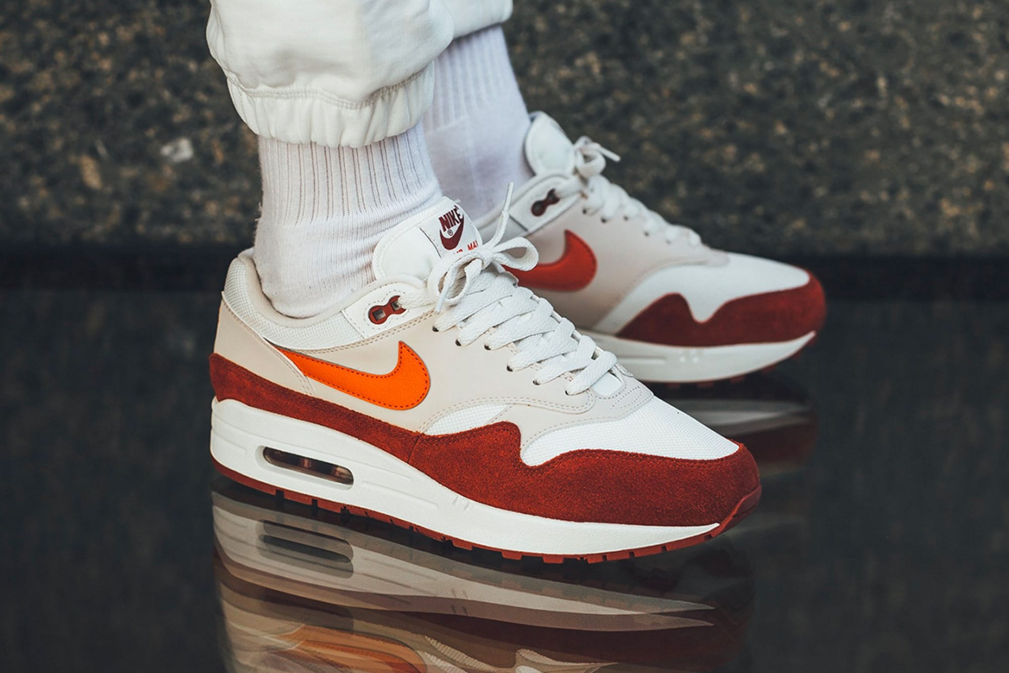 Nike Air Max 1 Curry On-Feet Vintage Coral Mars Stone release date drop info