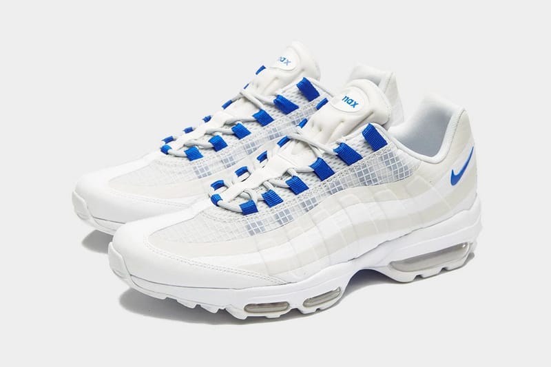 Nike air max 95 ultra blue and white sale