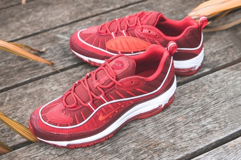 Red air max sales 98