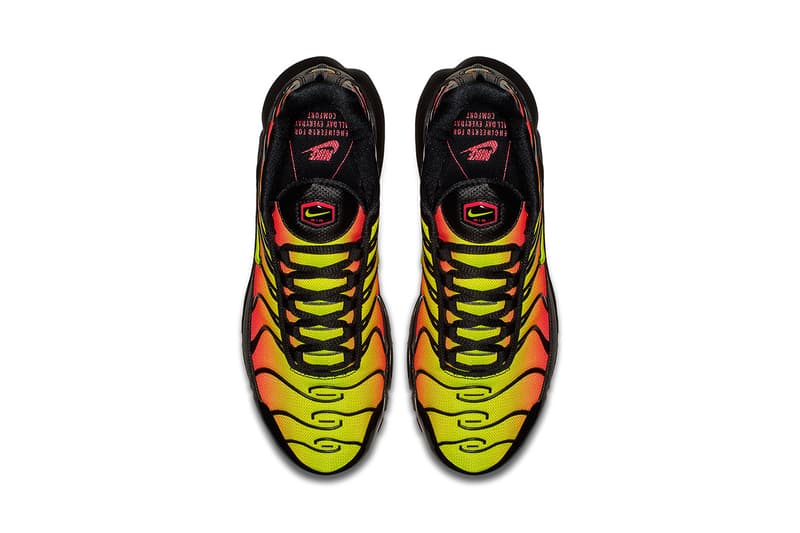 air max plus black volt solar red