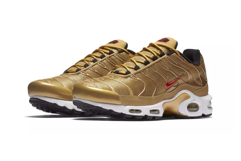 Nike air max outlet plus habanero red/university gold/black