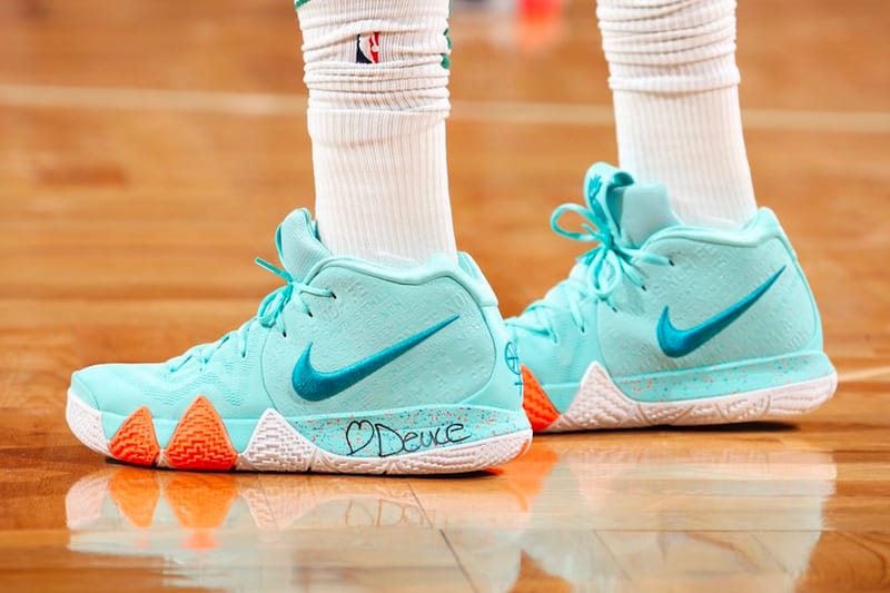 Jayson Tatum Debuted the New Nike Kyrie 4 PE Hypebeast