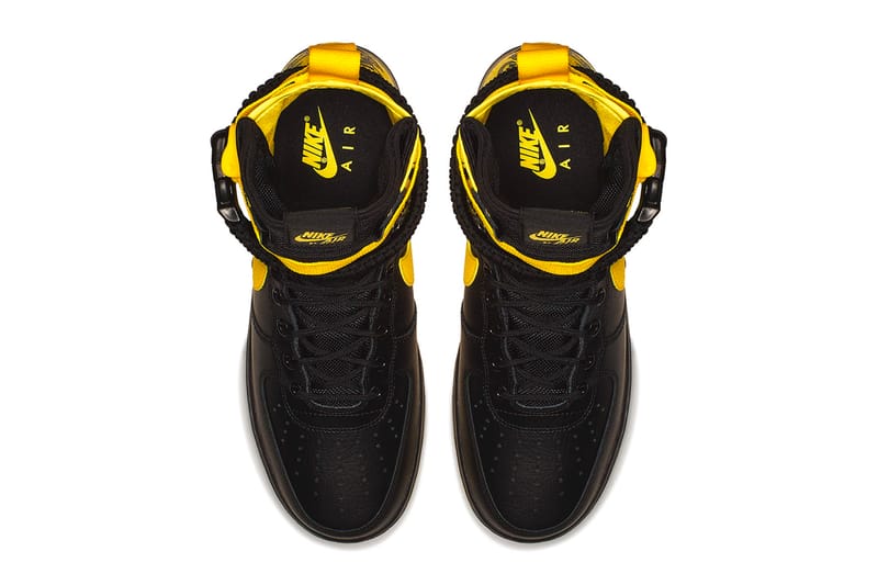 Air force 1 black dynamic yellow online