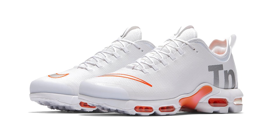 white and orange air max