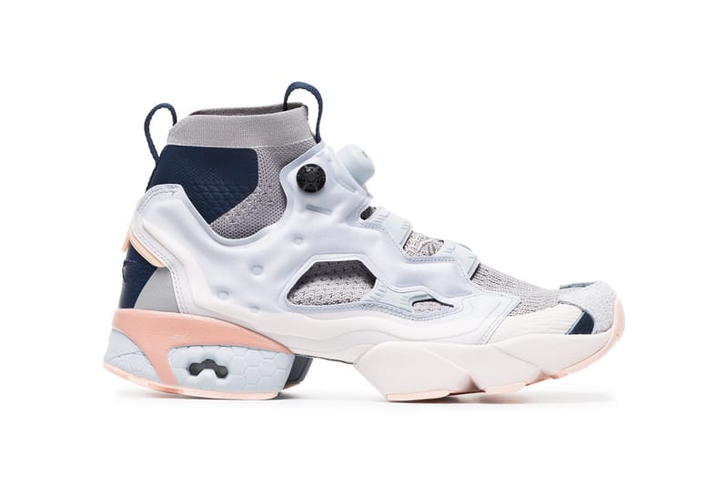 Reebok Instapump Fury Ultraknit in Grey Blue Hypebeast