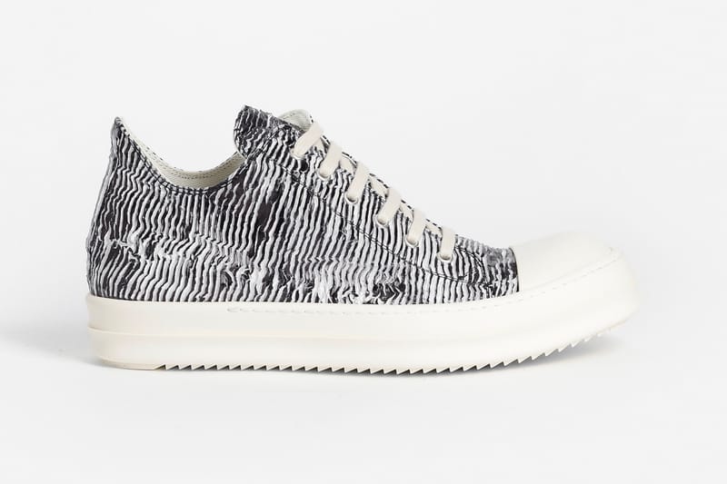 【rat】RICK OWENS DRKSHDW Rick Owens DRKSHDW Line Zebra-Inspired Sneaker | Hypebeast