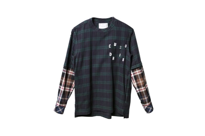 sacai ネルシャツ sacaiのブラック プレイド フランネルシャツがセール中