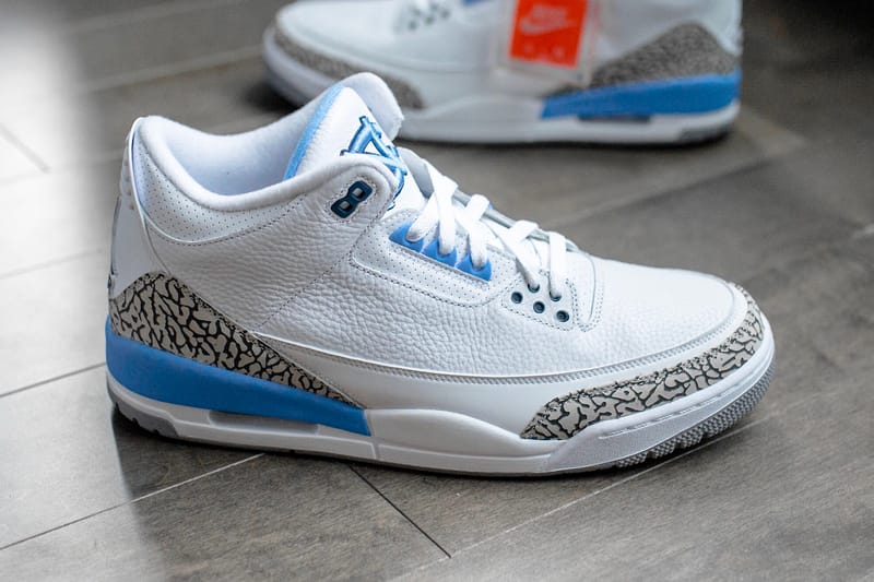 Friends & Family Air Jordan 3 UNC Detailed Look | Hypebeast