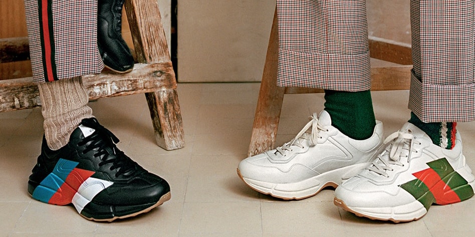 Gucci Unveils New Rhyton Leather Sneakers | Hypebeast
