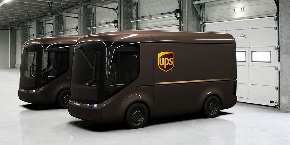 UPS представляет новый элегантный электрический грузовик для доставки грузов