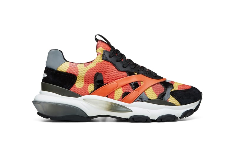 Valentino camo bounce on sale sneakers