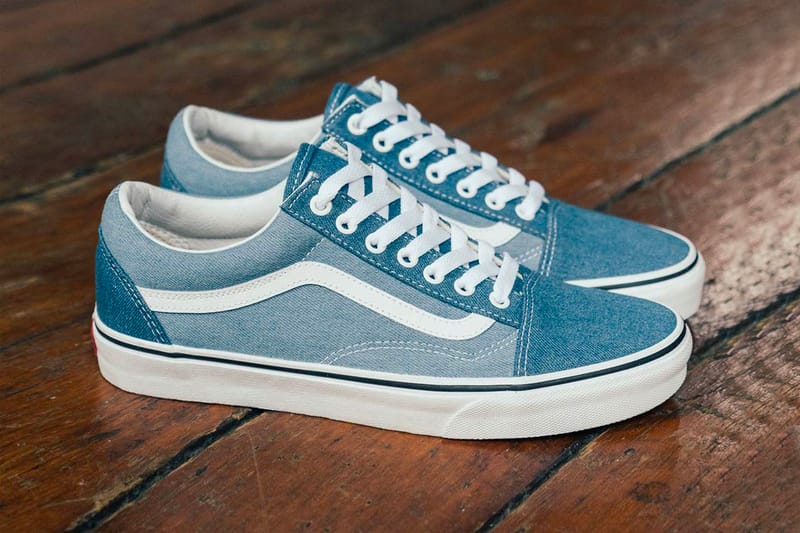 Light denim outlet vans