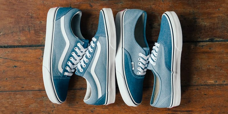 Two tone blue on sale vans