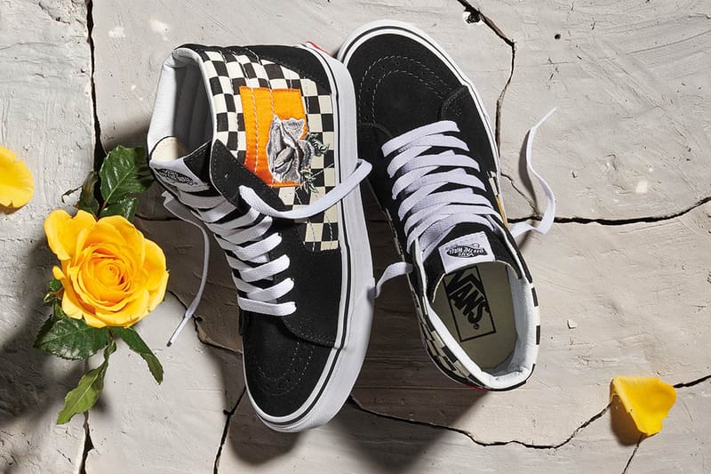 Yellow cheap rose vans