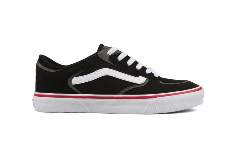 Vans rowley pro 2024 black white red