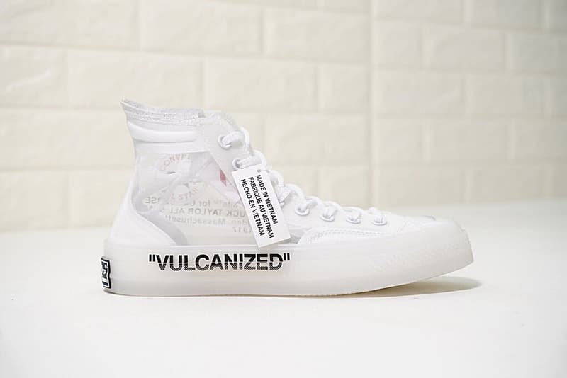 Virgil Abloh x Converse Chuck 70 in White | Hypebeast