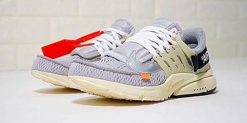 Virgil Abloh x Nike Air Presto Grey First Look Hypebeast