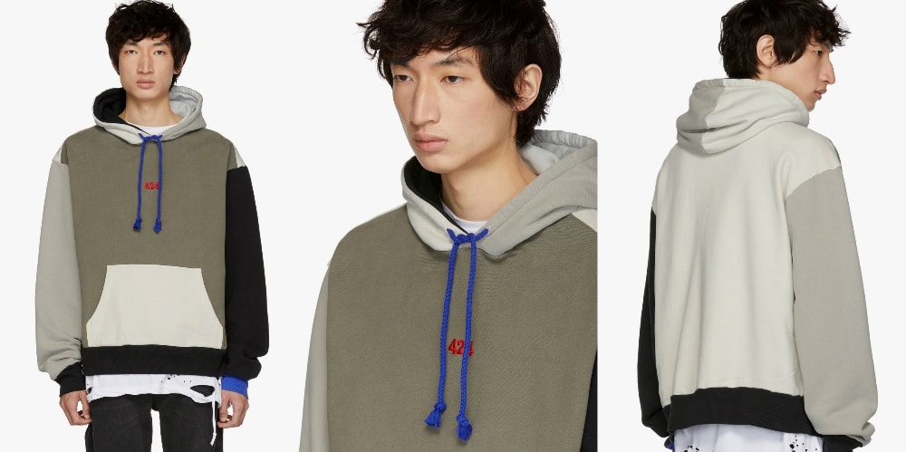424 Designs a Colorblocked Hoodie for SSENSE | Hypebeast