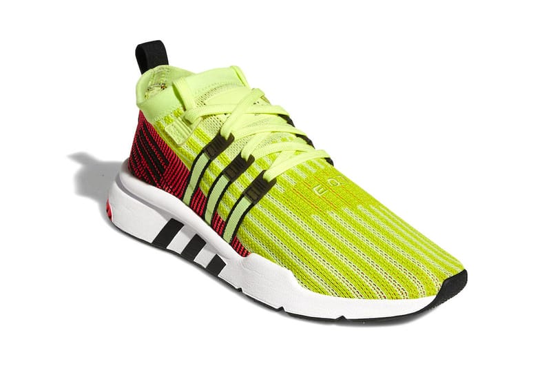 Eqt support mid clearance adv primeknit shoes yellow