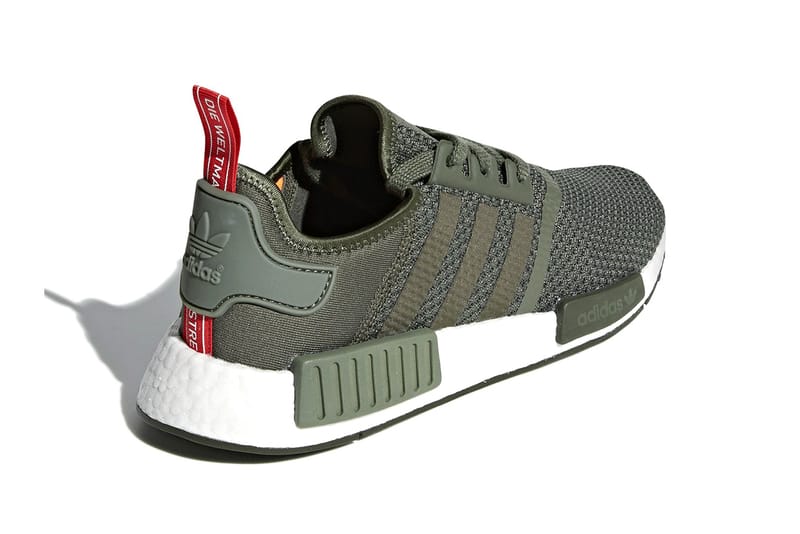 Adidas nmd r1 shop olive green black