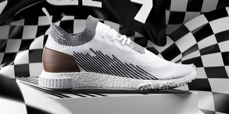 Originals nmd racer primeknit  white hotsell