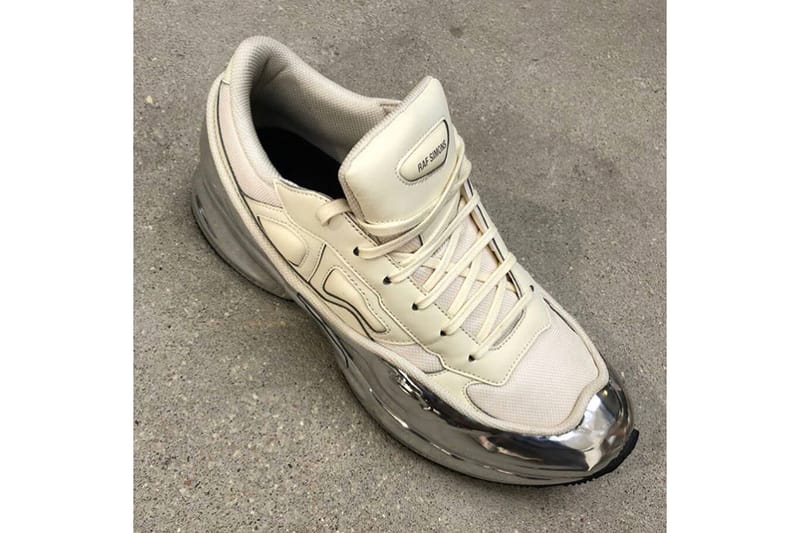 Adidas raf simons black cheap and silver