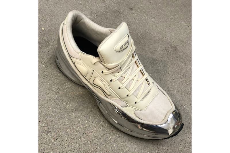 raf simons silver bottom