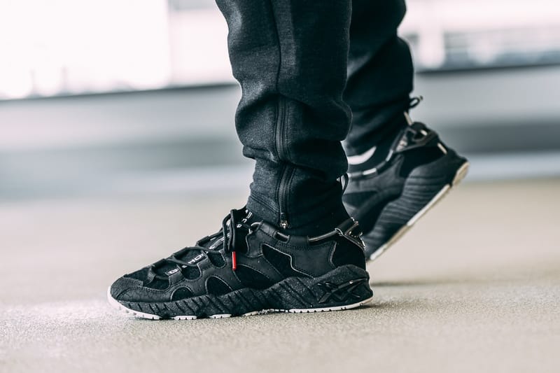 Asics gel shop mai knit black