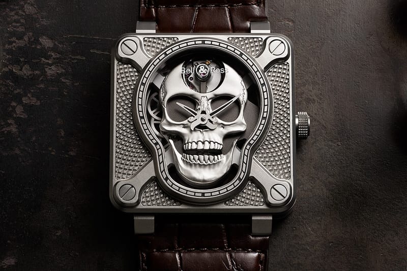 Bell Ross BR 01 Laughing Skull Watch Hypebeast