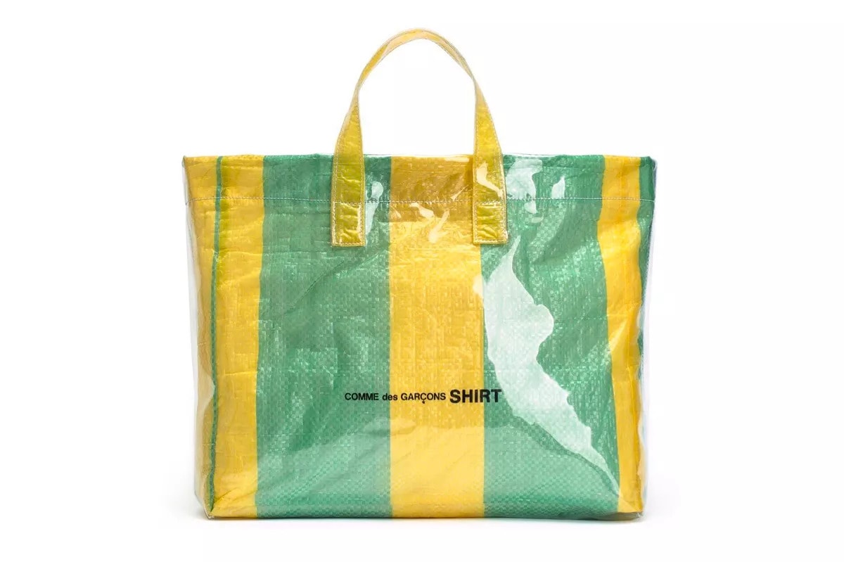 COMME des GARÇONS SHIRT Plastic Tote Bags SS18 | Hypebeast