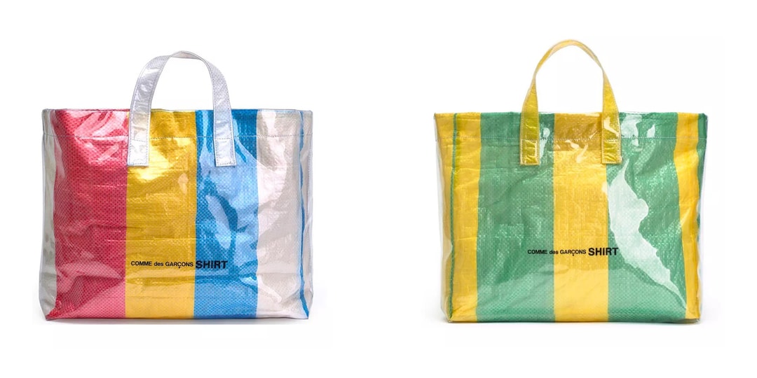 COMME des GARÇONS SHIRT Plastic Tote Bags SS18 | Hypebeast