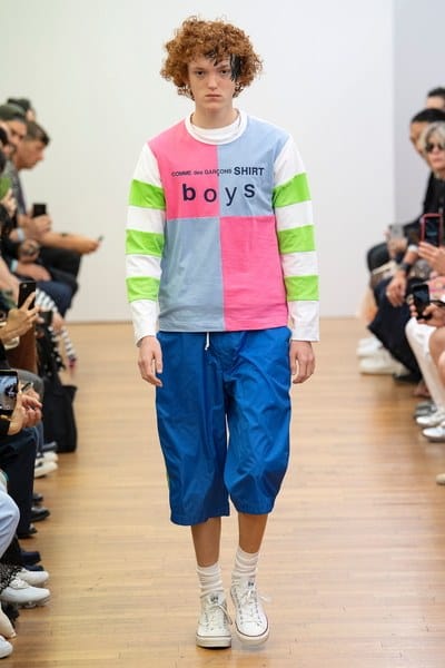 Comme des 2025 garcons boy shirt