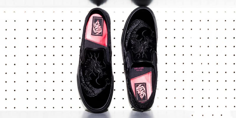 DELUXE x Vans Classic Velvet Slip-On 