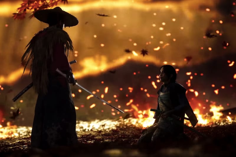 A Sun-Soaked Samurai Battle Ensues in 'Ghost of Tsushima' Gameplay Trailer